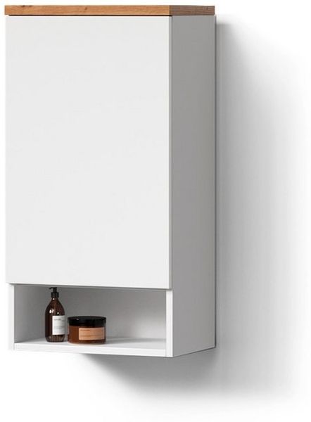Livinity® Hängeschrank Tanaro, Weiß/Weiß, 40x77.5 cm mit 4 Fächer (1-St)