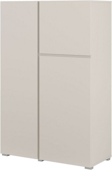 OTTO home Highboard Metric,Breite 92cm, moderne grifflose Hochkommode 3 Türen,Highboard, Hochschrank mit viel Stauraum, Einlegeböden verstellbar, Türkommode