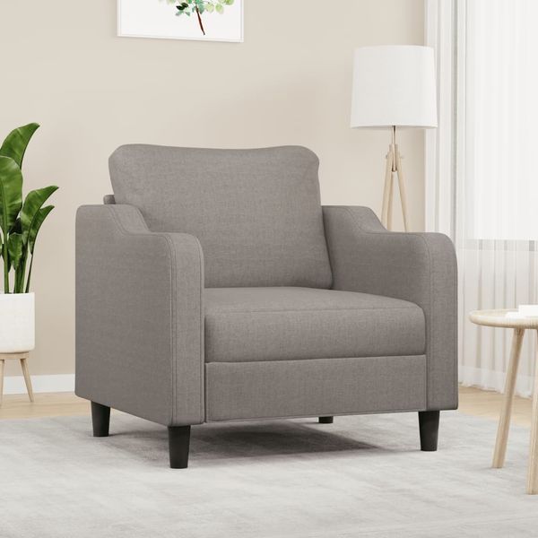 vidaXL Sessel , Taupe, 60 cm
