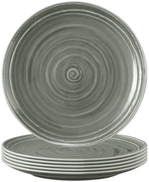 Seltmann Weiden Terra Brotteller ø 17,7 cm perlgrau 6er Set