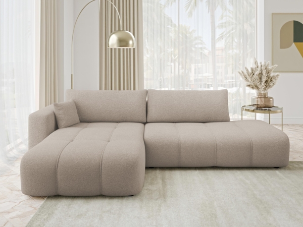 Ecksofa Furyn O (Farbe: Velo 623, Seite: Links)