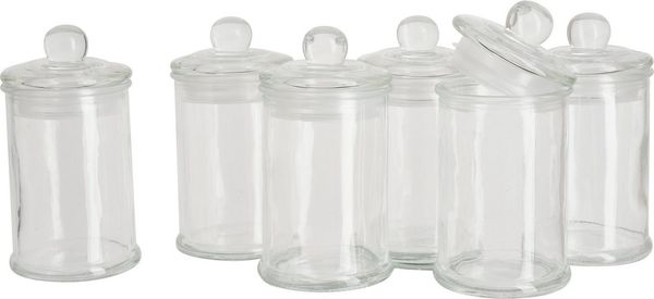 VBS XXL Vorratsglas, Glas, (12-tlg), 6 Stück