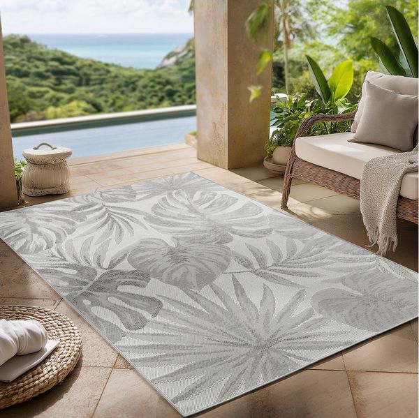 Carpettex Outdoorteppich Boho Design, Läufer, Höhe: 5 mm, Outdoor Teppich Wetterfest Modern Design Wohnzimmer Küchen Terrasse