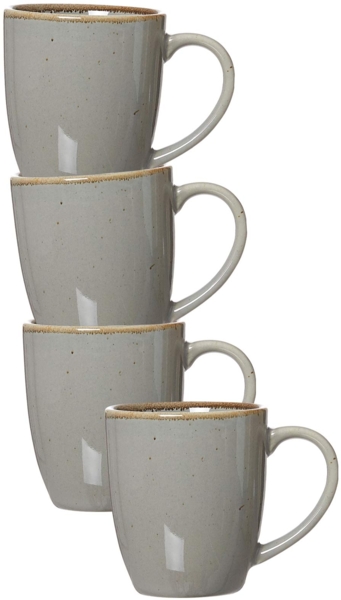 Ritzenhoff & Breker Taste Henkelbecher 340 ml taupe 4er Set