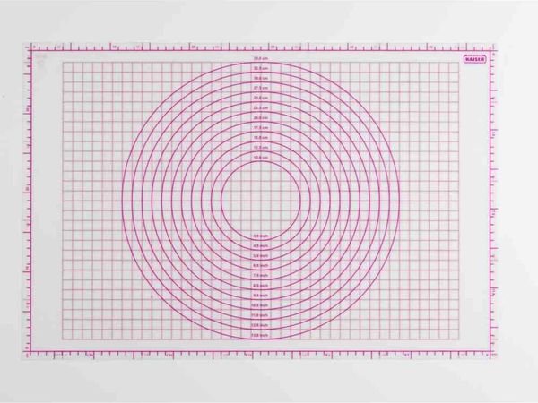 Ausrollmatte "Fondant" 60 x 40 cm transparent