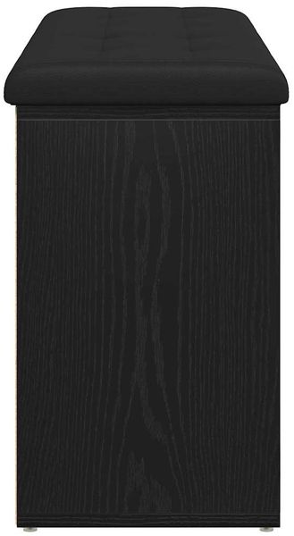 vidaXL Sitzbank mit Stauraum Schwarz Eichen-Optik 102 x 32 x 50 cm 862986 Bild 7