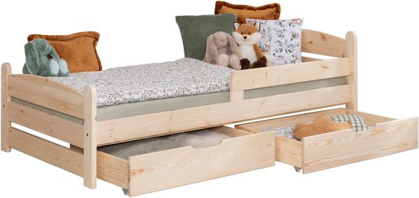 Kinderbett Einzelbett "Mello" 90x200 Kiefer massiv