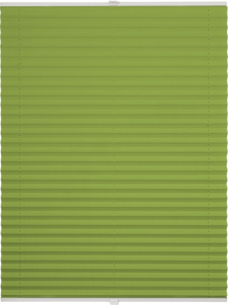 ondeco Plissee nach Maß für alle Fenster innen Montage in Glasleiste mit Spannschuh Sonnenschutz Rollo Sichtschutz Blickdicht - Hellgrün - B): 30-40 cm, H): 40-100 cm