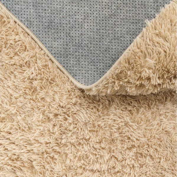 TT Home Teppich Diele, Esszimmer, Flur, Schlafzimmer, Wohnzimmer, Rechteckig, Höhe: 37 mm, Teppich Wohnzimmer Hochflor Langflor Weich Soft Modernes Einfarbiges D