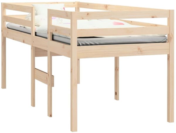 vidaXL Hochbett 90x200 cm Massivholz Kiefer 821604 Bild 3