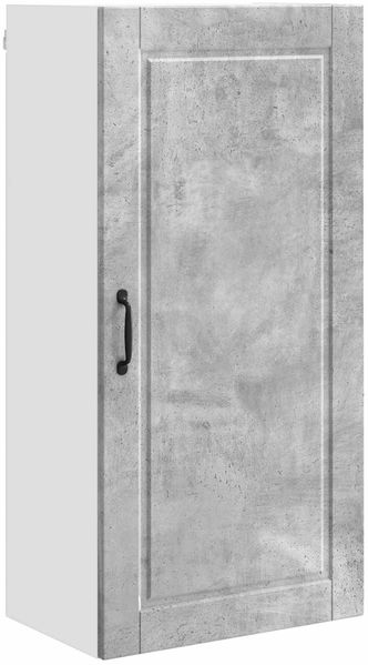 vidaXL Wandschrank PORTO Beton Grau 50 x 31 x 100 cm Holzwerkstoff 885478 Bild 2