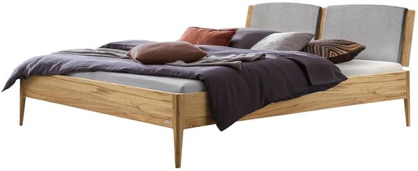 Hasena Lounge Pistoia 160x200 Wildbuche natur, geölt - Fusshöhe 20 cm Massivholzbett