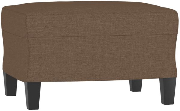 vidaXL 3-Sitzer-Sofa mit Hocker Braun 180 cm Stoff 3201154 Bild 5