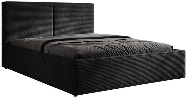 Luxusbetten24 Polsterbett Designer Polsterbett Elara in Cord, mit Stauraum