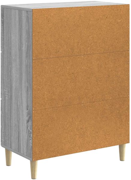 vidaXL Sideboard Graues Sonoma 66 x 34,5 x 90 cm Holzwerkstoff 894631 Bild 8