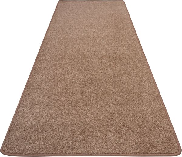 Hanse Home Exclusiv Läufer Liberty, rechteckig, Höhe: 7 mm, Uni-Farben, Strapazierfähig, Kräftige Farben, Kettelung, Meliert
