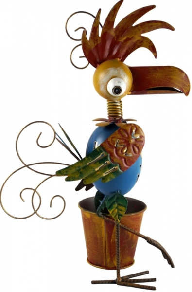 Pflanztopf Pepe blau ca. 40 cm - Gartendekoration