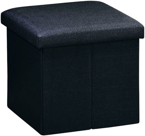 KESPER® Sitzhocker KESPER Sitzhocker-Box, schwarz, Deckel abnehmbar