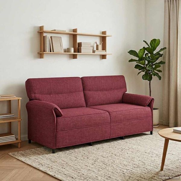 vidaXL Sofa 100% Polyester, Metallrahmen, MDF, Sperrholz 42033914