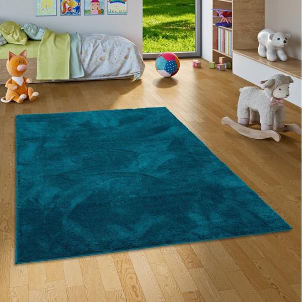 Pergamon Kinderteppich Kinderteppich Super Soft Hochflor Silky Kids, Rechteckig, Höhe: 30 mm