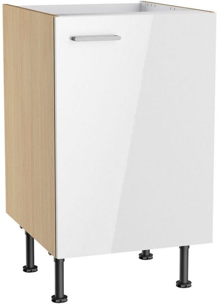KOCHSTATION Spülenschrank KS-Lucy Breite 50 cm, mit 1 Tür, höhenverstellbare Füße, Soft-Close