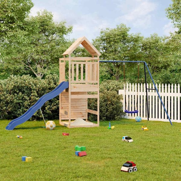 vidaXL Spielturm Massivholz Kiefer 3156985