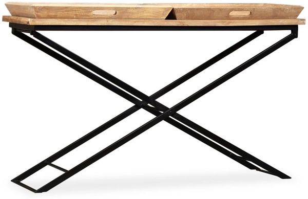 Konsolentisch, Beistelltisch, Konsole Mangoholz Massiv 130 x 40 x 80 cm