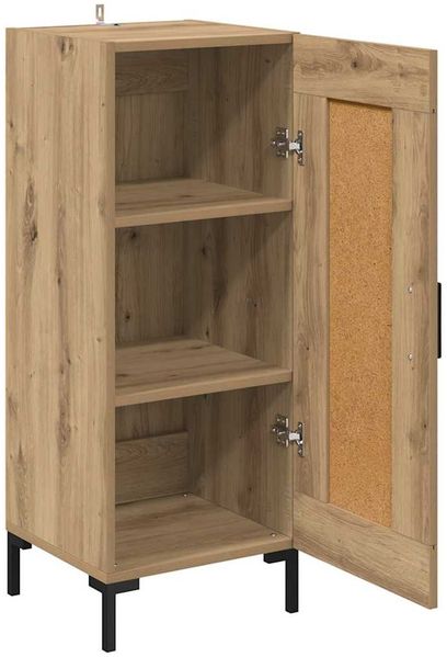 vidaXL Sideboard Olden Artisan-Eiche 34,5 x 34 x 90 cm 881652 Bild 5