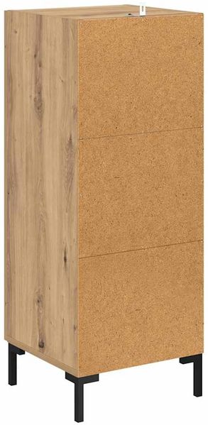 vidaXL Sideboard Olden Artisan-Eiche 34,5 x 34 x 90 cm 881652 Bild 8