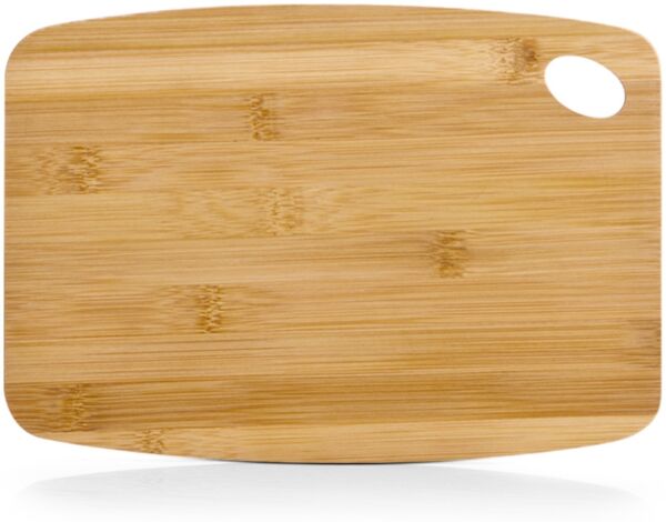 ZELLER 25230 Schneidebrett aus Bambus, ca. 26,5 x 18,5 x 0,8 cm