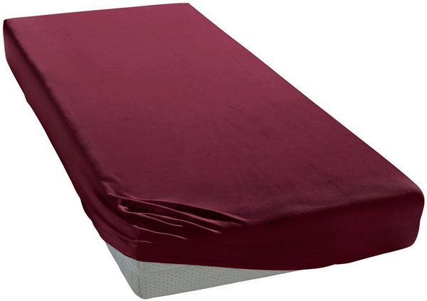 Elegante Spannbettlaken Mako-Jersey, Mako-Jersey, Gummizug: rundum, (1 Stück), in hochwertiger Qualität mit Elasthan-Anteil