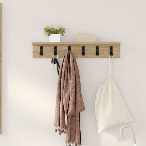 vidaXL Wandmontierter nachttisch Sonoma-Eiche 60 x 10.5 x 10.5 cm 874357