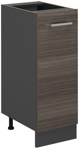 Apothekerschrank R-Line Edelgrau 30 cm ohne Arbeitsplatte Vicco