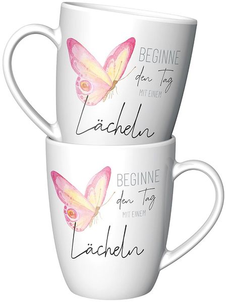 LA VIDA Becher Beginne den Tag 250ml 405617