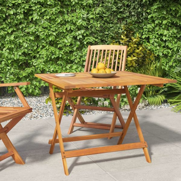 vidaXL Gartentisch Klappbar 90x90x75 cm Massivholz Akazie 319671