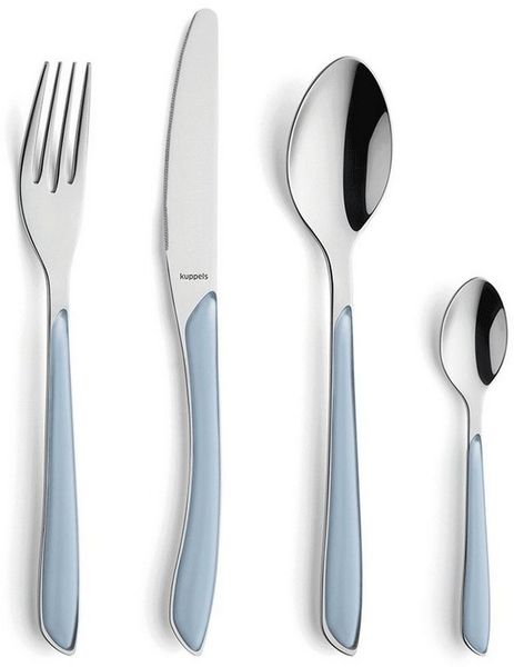 Kuppels PRISMA Besteckset 24-teilig himmelblau mattiert
