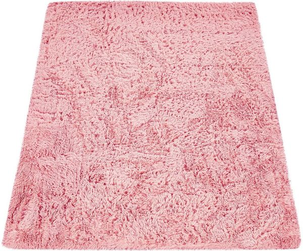 Paco Home Hochflor-Teppich Silky 591, rechteckig, Höhe: 37 mm, Uni-Farben, besonders weich und kuschelig