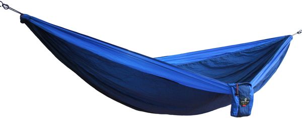 MacaMex Hängematte Camper Travelset Single, Hellblau/Blau