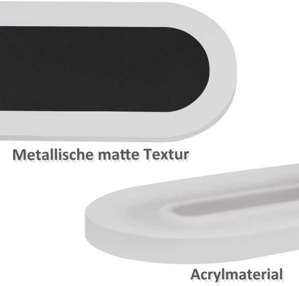 ZMH LED Wandleuchte Aussen Wandlampe: 50cm Villa Außenwandleuchte Schwarz Lang Außenlampe IP65 Wasserdicht Modern Außenleuchte10W Wandbeleuchtung für Flur Bad Schlafzimmer Garten Treppenhaus Terrasse Bild 7