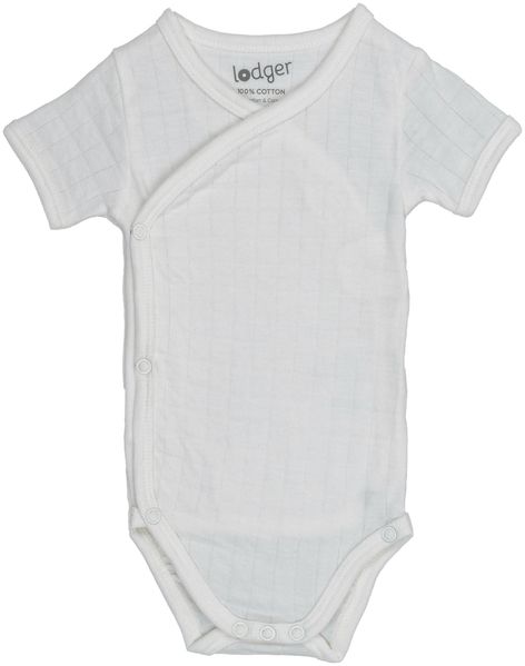 Lodger Solid Wickelbody Kurzarm - Gr. 62 - Cloud D