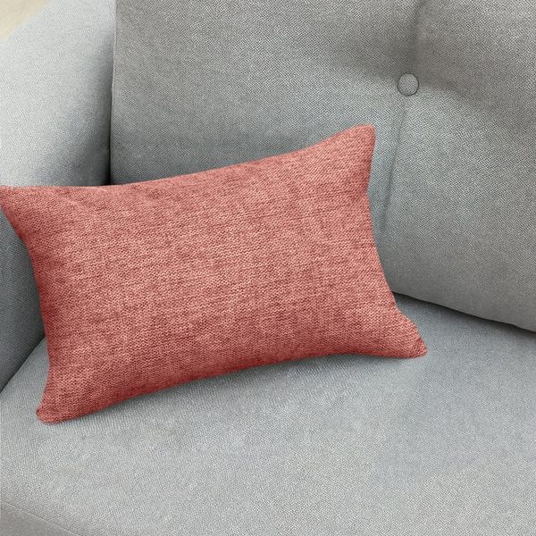 Selfitex Dekokissen 2er Set Sofakissen 30x50/40x40/50x50 inkl. Füllkissen, Canvas Stoff, strukturierte Oberfläche, fein meliert, in Handarbeit gefertigt