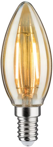 Paulmann 330028740 LED Kerze 2W 1. 900K E14 Gold für Plug & Shine Leuchten