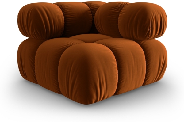 Micadoni symmetrisches Eckmodul Bellis Samt Bluvel Terrakotta