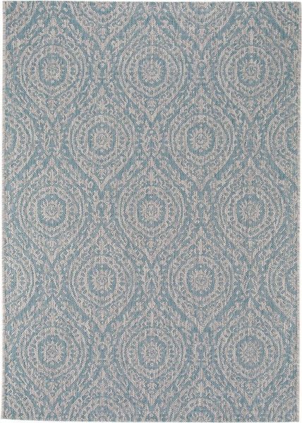 benuta Outdoorteppich Cleo, rechteckig, Höhe: 5 mm, Teppich Wohnzimmer, Schlafzimmer, Esszimmer, Flur, Kunstfaser, Cozy