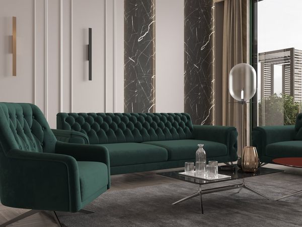 Möbeldreams Sofa Alina Living Kombi-Set Chesterfield