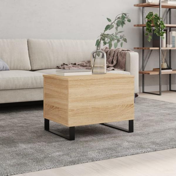 vidaXL Couchtisch Sonoma-Eiche 60x44,5x45 cm Holzwerkstoff 830959