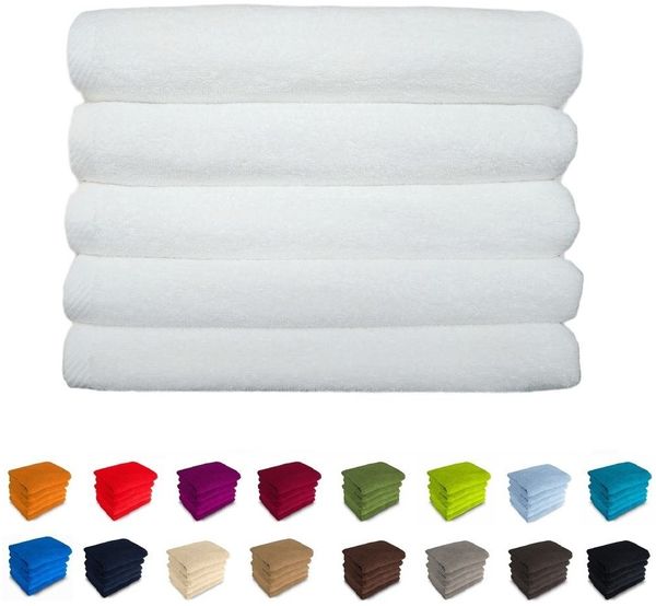 MatratzenL.A.B® Handtücher 500 g/m² Blauer Schwan®, 100% Baumwolle (einzeln verpackt, 1-St), zur Auswahl: 30x50 cm, 50x100, 70x140, 50x70, mit Aufhänger, 23 Farben