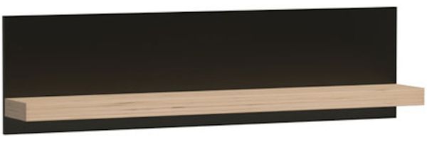 Wandregal Wandboard Cali 120cm Artisan Eiche schwarz
