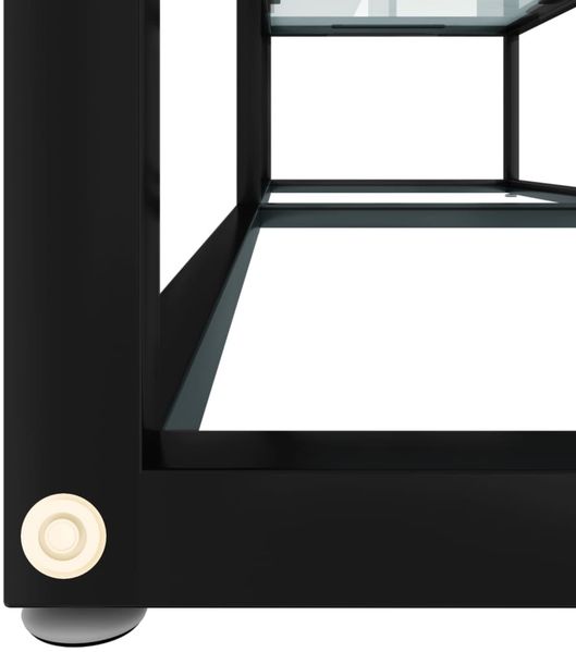 vidaXL TV-Schrank Weiß Marmor-Optik 140x40x40,5 cm Hartglas 331716 Bild 6