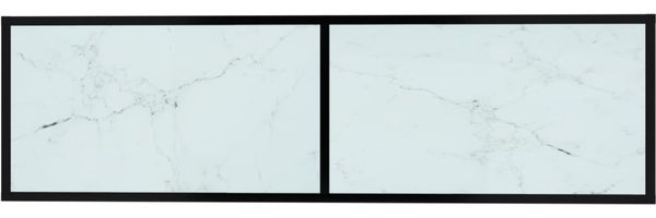 vidaXL TV-Schrank Weiß Marmor-Optik 140x40x40,5 cm Hartglas 331716 Bild 5